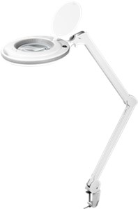 Lampa lupa LED z zaciskiem, 9 W, biały