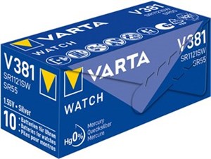 SR55 (V381) bateria, 10 szt. w pudełku