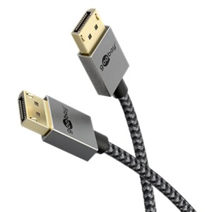 Slim kabel DisplayPort™ 2.0/2.1, 40 Gbit/s