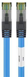 CAT 8.1 Kabel Patch, S/FTP (PiMF), niebieski