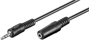 Przedłużacz słuchawek i audio AUX, 3-pin 3,5 mm