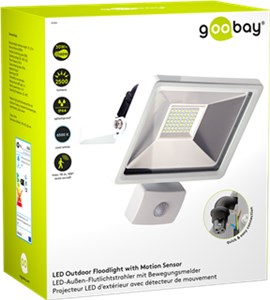 Naświetlacz zewnętrzny LED z czujnikiem ruchu, 30 W Naświetlacz zewnętrzny LED z czujnikiem ruchu, 30 W