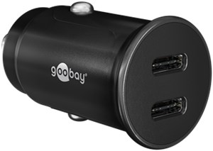 Podwójna ładowarka samochodowa USB-C™ PD (Power Delivery) (30 W)