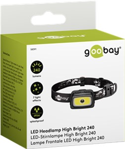 Latarka czołowa LED High Bright 240