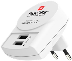 SKROSS E Charger Euro USB 2.4 A