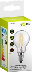 Żarówka LED filament miniglobus, 4 W Żarówka LED filament miniglobus, 4 W