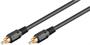 Współosiowy cyfrowy kabel połączeniowy audio, RCA S/PDIF, podwójnie ekranowany