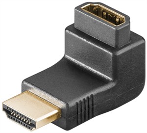 Adapter kątowy HDMI™, pozłacany