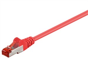 CAT 6 Kabel łączący, S/FTP (PiMF), Czerwony