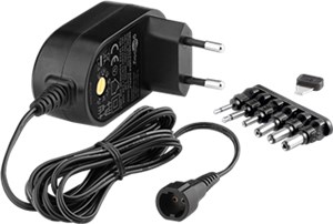 Zasilacz uniwersalny (3 V - 12 V max. 12 W / 1,0 A)