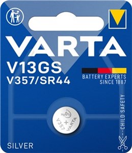 SR44 (V13GS/357) bateria, 1 szt. w blistrze
