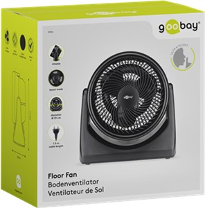 Wentylator podłogowy 9 cali