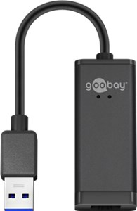 Adapter USB-A Ethernet, czarny