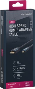 Kabel adaptera HDMI™ do Micro HDMI™ Kabel adaptera HDMI™ do Micro HDMI™