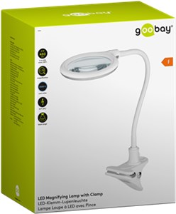 Lampa lupa LED z zaciskiem, 6 W