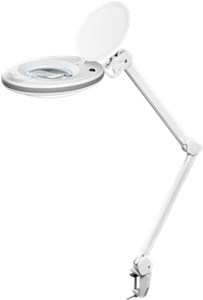 Lampa lupa LED z zaciskiem, 8 W, biały