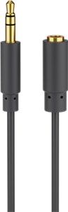 Kabel przedłużający do słuchawek i audio AUX, 3,5 mm 3-pin, wąski