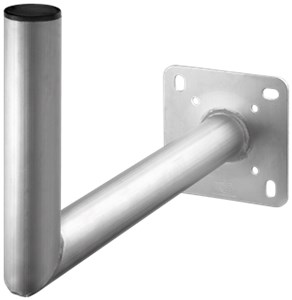 Uchwyt ścienny aluminiowy do zamontowania czaszy anteny satelitarnej, 450 mm odległość od ściany