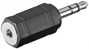 Adapter do słuchawek, wtyk jack AUX 3,5 mm na 2,5 mm