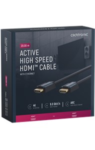 Aktywny Przewód HDMI™ o dużej szybkości transmisji z Ethernetem Aktywny Przewód HDMI™ o dużej szybkości transmisji z Ethernetem