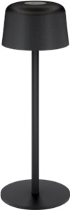 Bezprzewodowa lampa stołowa LED, rozmiar S, 25 cm, czarny