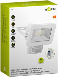 Reflektor zewnętrzny LED, 20 W, z czujnikiem ruchu