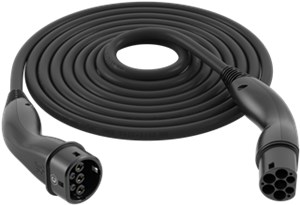 HELIX® kabel do ładowania Typu 2 do pojazdów elektrycznych, 5 m, czarny
