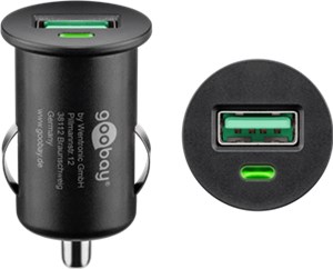 Szybka ładowarka samochodowa Quick Charge USB (18 W)