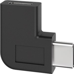 Adapter USB-C™ na USB-C™ 90°, czarny