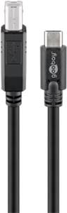 Kabel USB-C™ do B, czarny