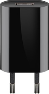 Ładowarka USB 1 A (5W) czarna Ładowarka USB 1 A (5W) czarna