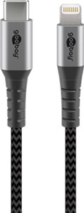 Całkowicie metalowy kabel Lightning USB-C™ do ładowania i synchronizacji Całkowicie metalowy kabel Lightning USB-C™ do ładowania i synchronizacji