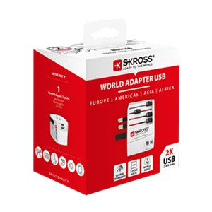 World Adapter MUV USB 2xA World Adapter MUV USB 2xA