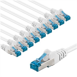CAT 6A kabel krosowy, S/FTP (PiMF), 3 m, , zestaw 10