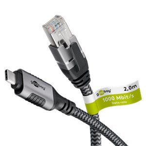 Kabel Ethernet USB-C™ 3.1 do RJ45, 2 m Kabel Ethernet USB-C™ 3.1 do RJ45, 2 m