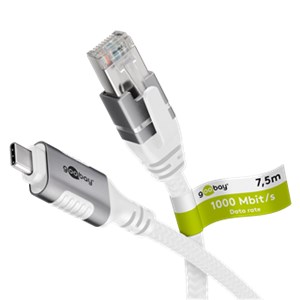 Kabel Ethernet USB-C™ 3.1 do RJ45, 7,5 m Kabel Ethernet USB-C™ 3.1 do RJ45, 7,5 m