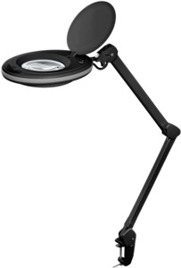 Lampa lupa LED z zaciskiem, 8 W, czarny Lampa lupa LED z zaciskiem, 8 W, czarny